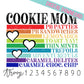 Distressed Cookie Line Up Digital File Set - Cookie Mom - ABC