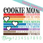 Distressed Cookie Line Up Digital File Set - Cookie Mom - LBB