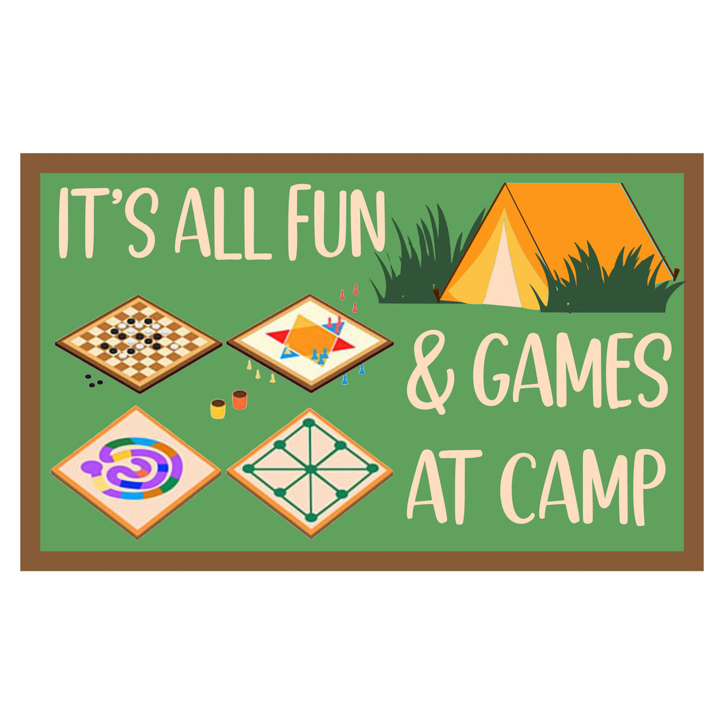It's All Fun And Games At Camp Fun Patch