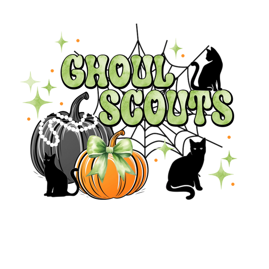 Ghoul Scouts With Cats DTF Transfer