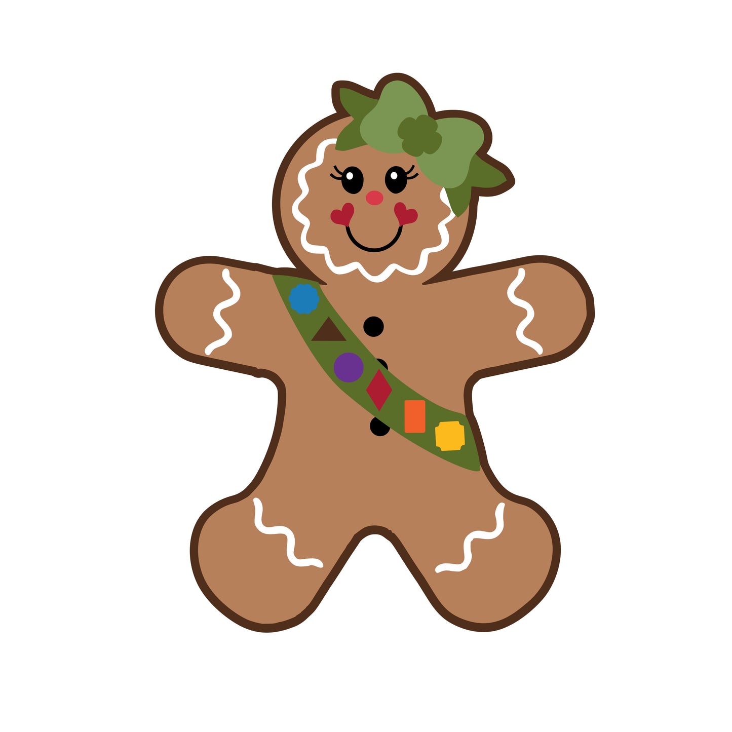 Gingerbread Scout Fun Patch