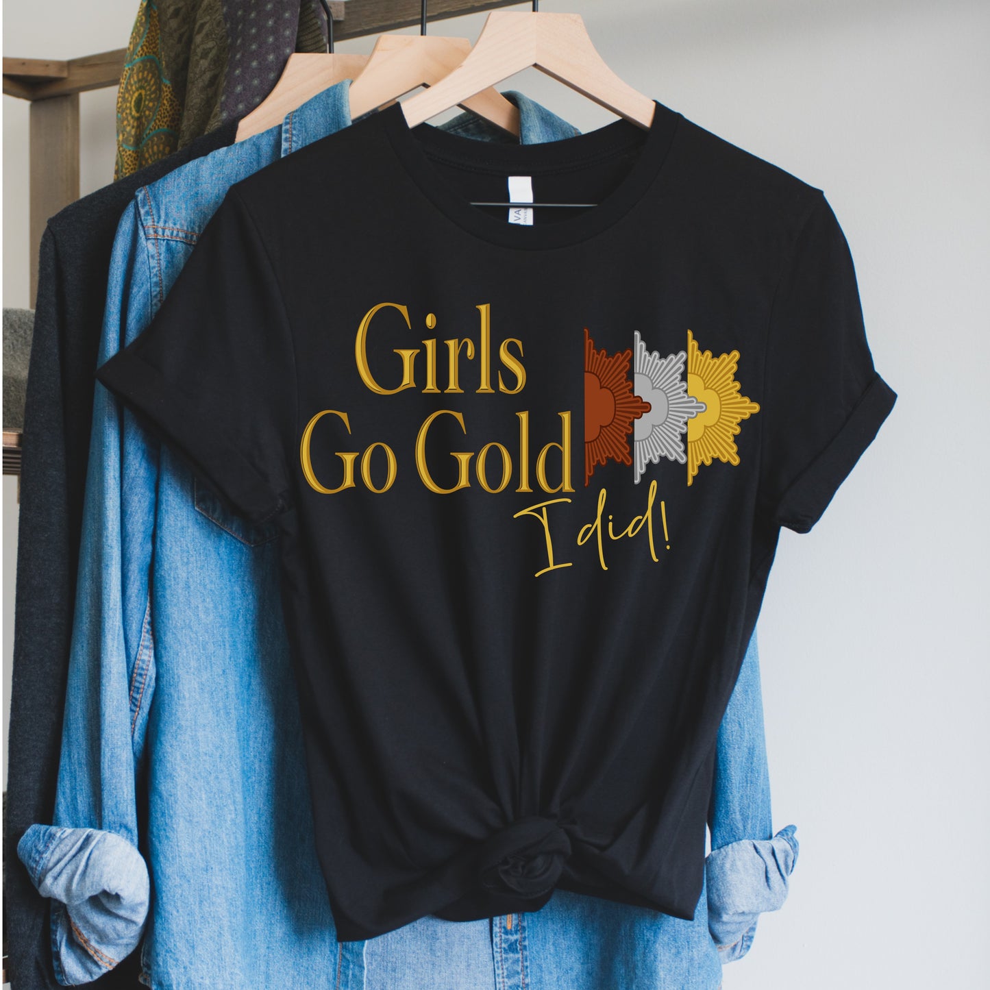 Girls Go Gold I did! DTF Print