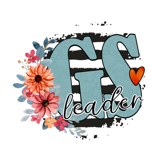 GS Leader Floral Stripe DTF Transfer