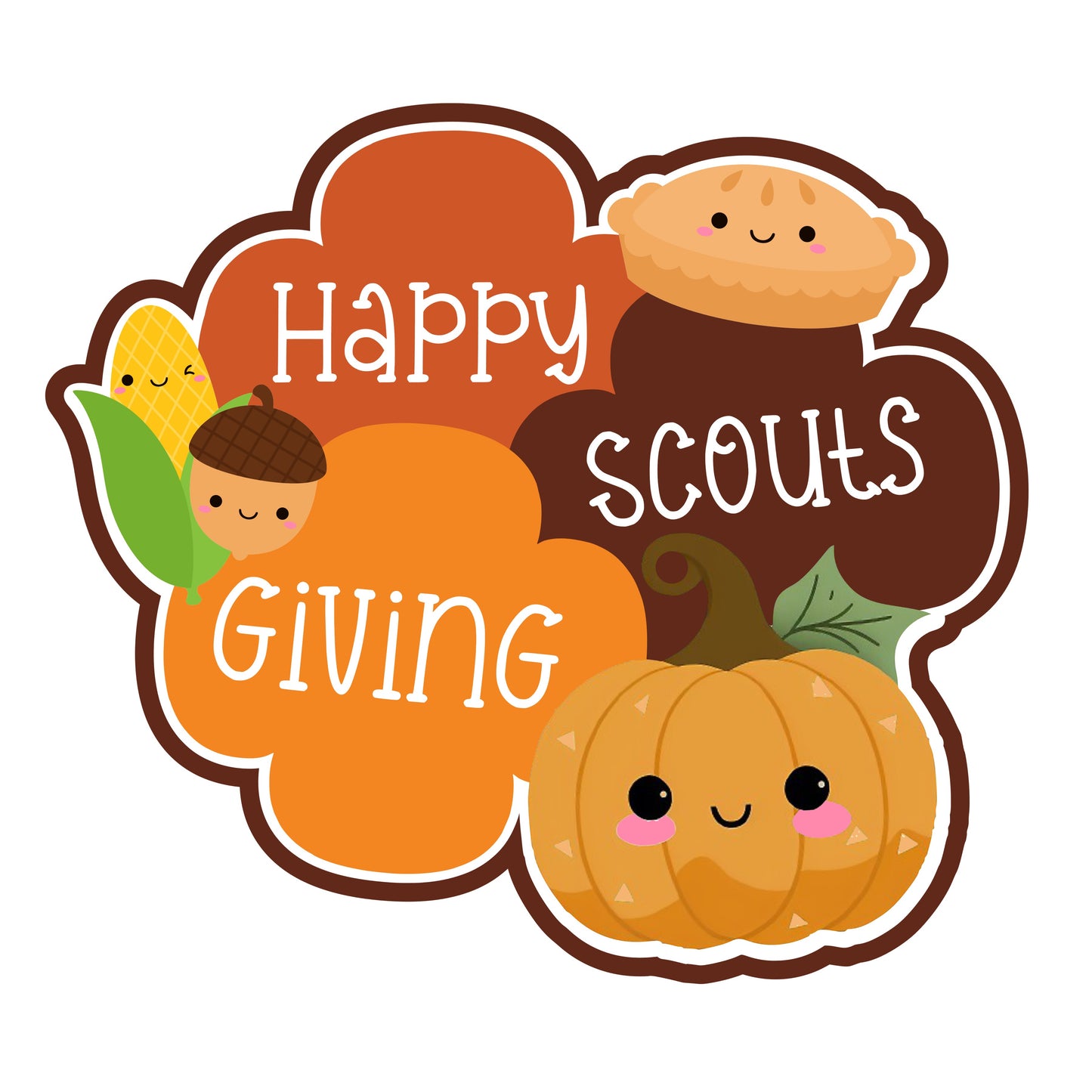 Happy Scouts Giving Fun Patch