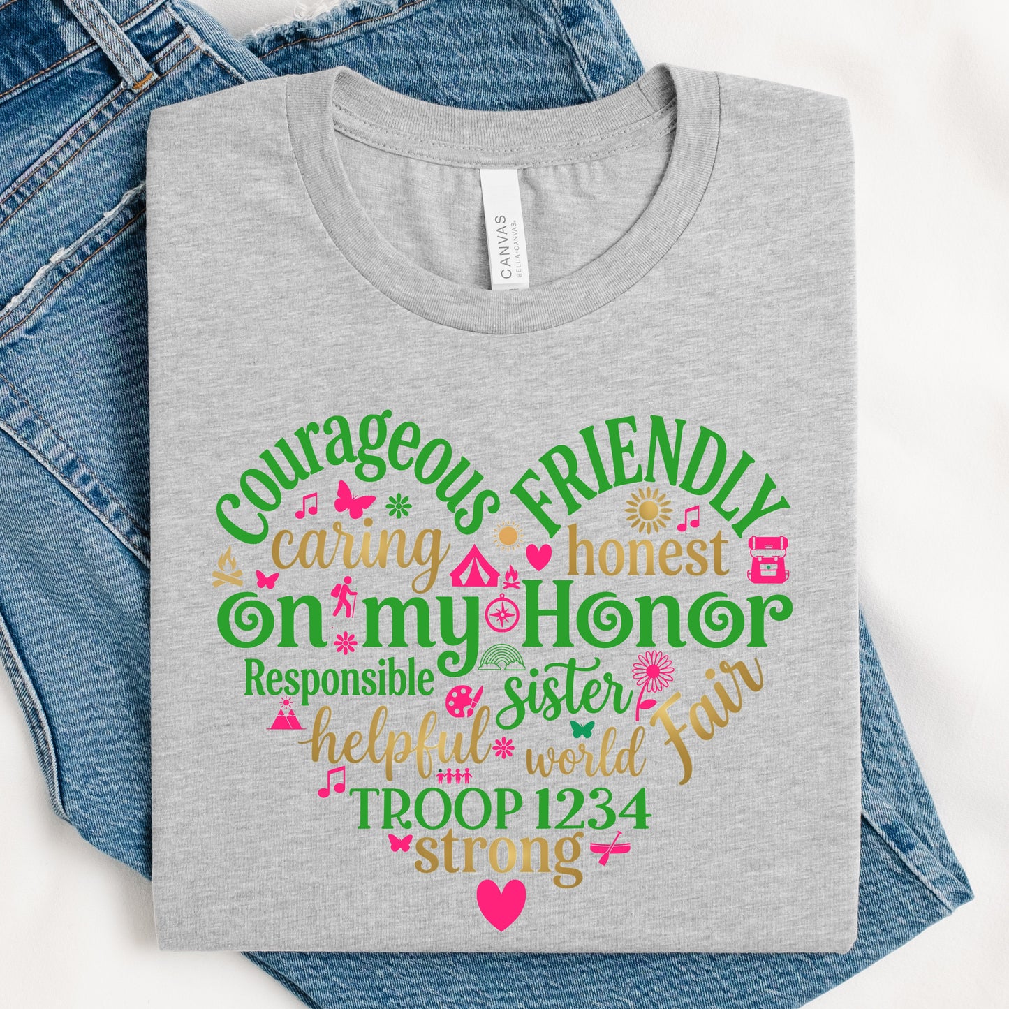 Heart Adjective Shirt