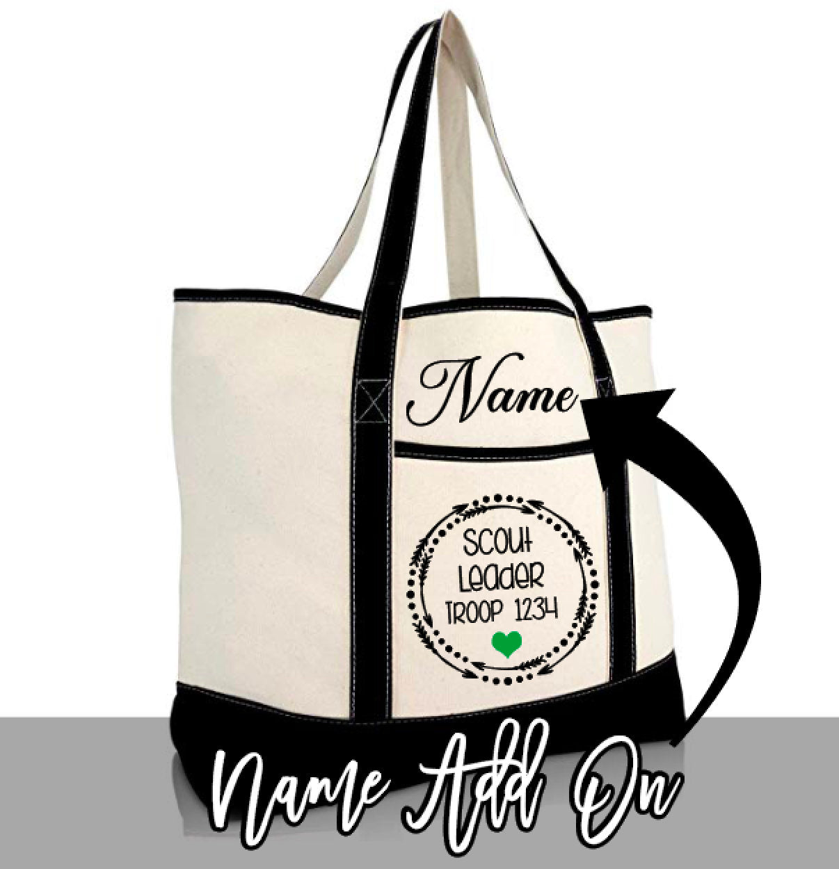 Troop Leader Tote Bag With Leader Design