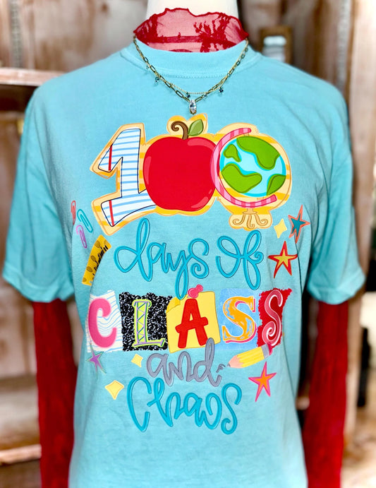 100 Days Of Class And Chaos DTF Transfer