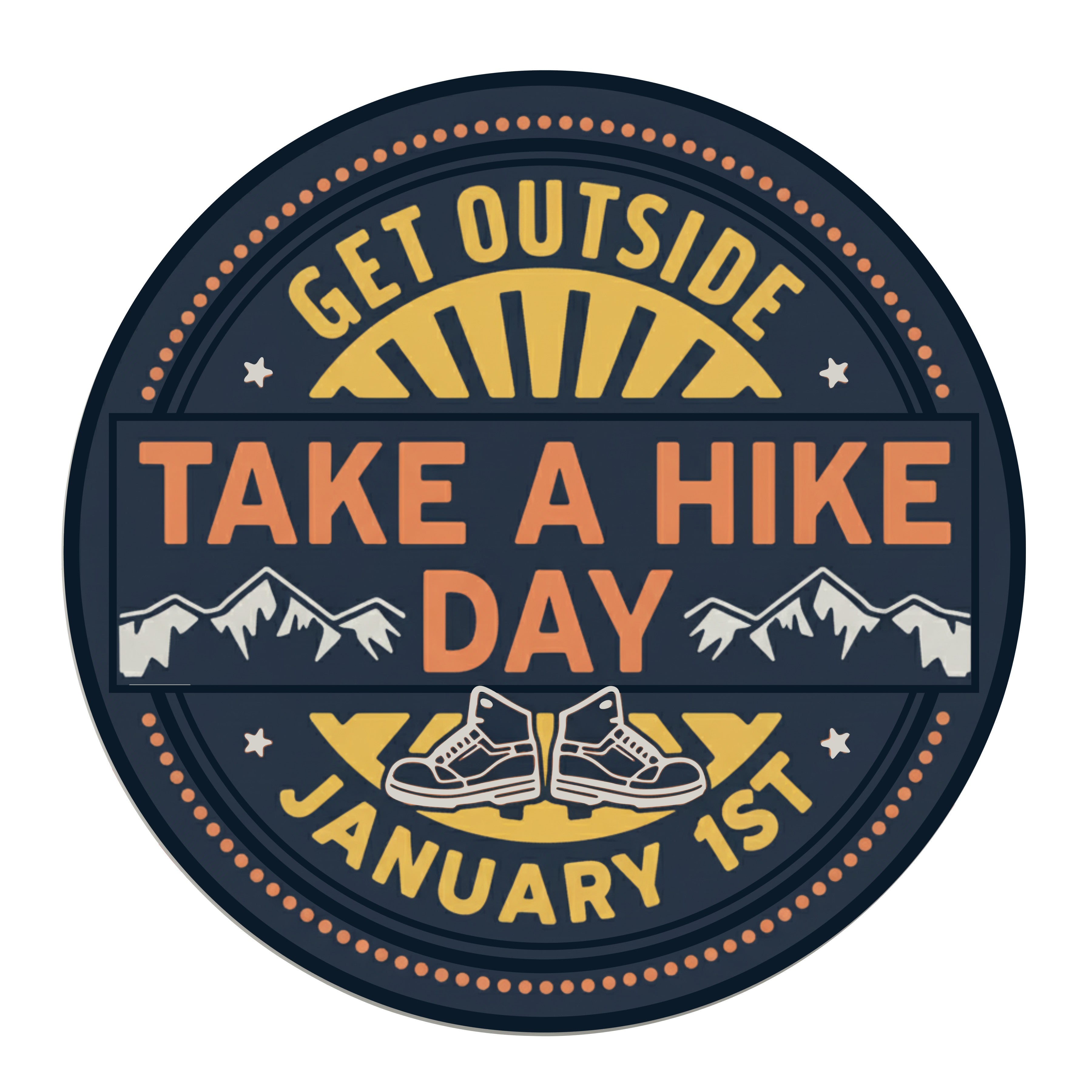 Take A Hike Day Fun Patch – Girls Love Scouting