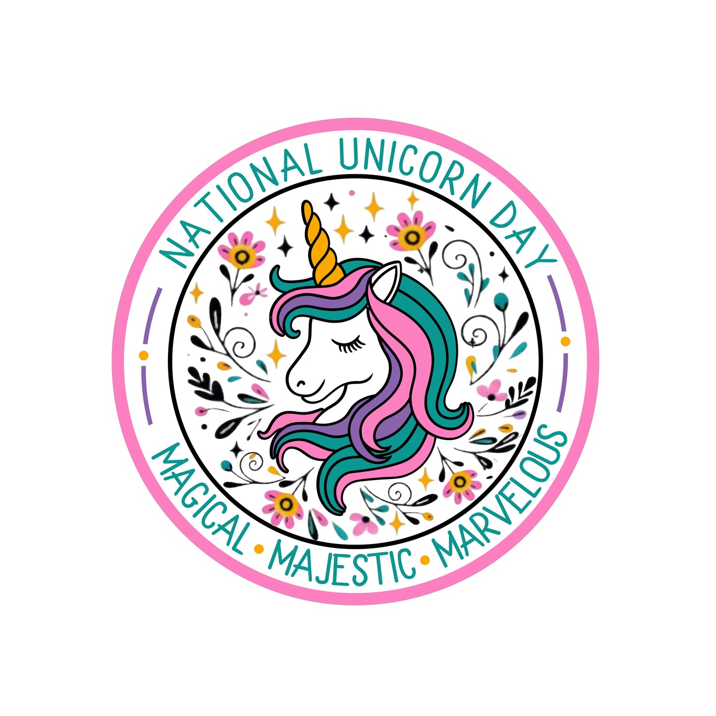 National Unicorn Day Fun Patch