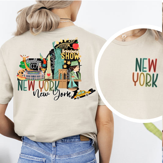 New York Tour DTF Print