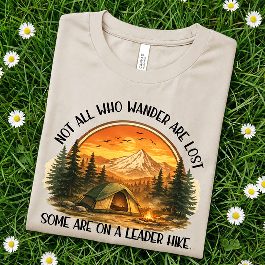 Not All Who Wander - Leader Hike DTF Print