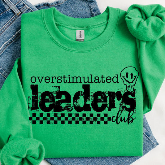 Distressed Checkered Sweatshirt