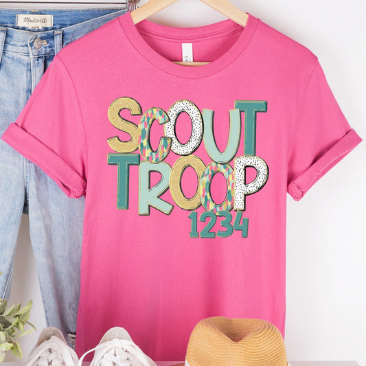 Painted Pastel Scout Troop DTF Print