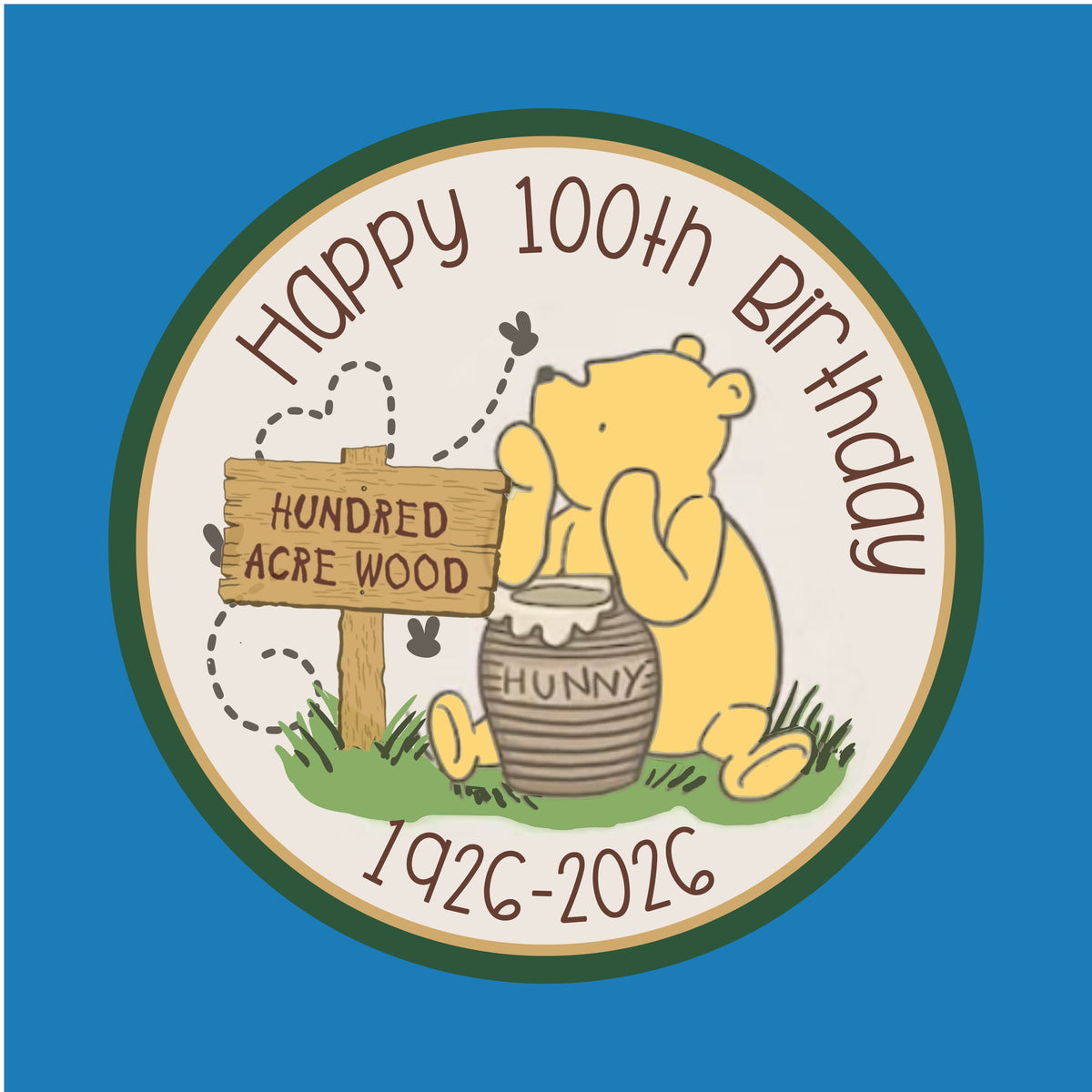 Happy 100th Birthday Patch