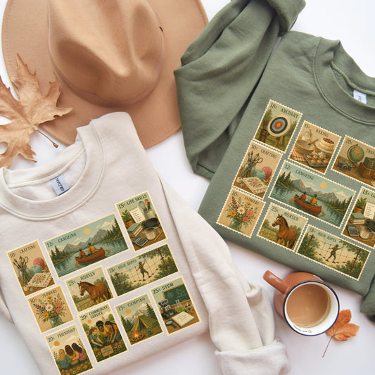 Postage Stamp Activities DTF Print