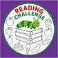 Caterpillar Reading Challenge Patch