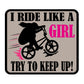 Ride Like A Girl Fun Patch