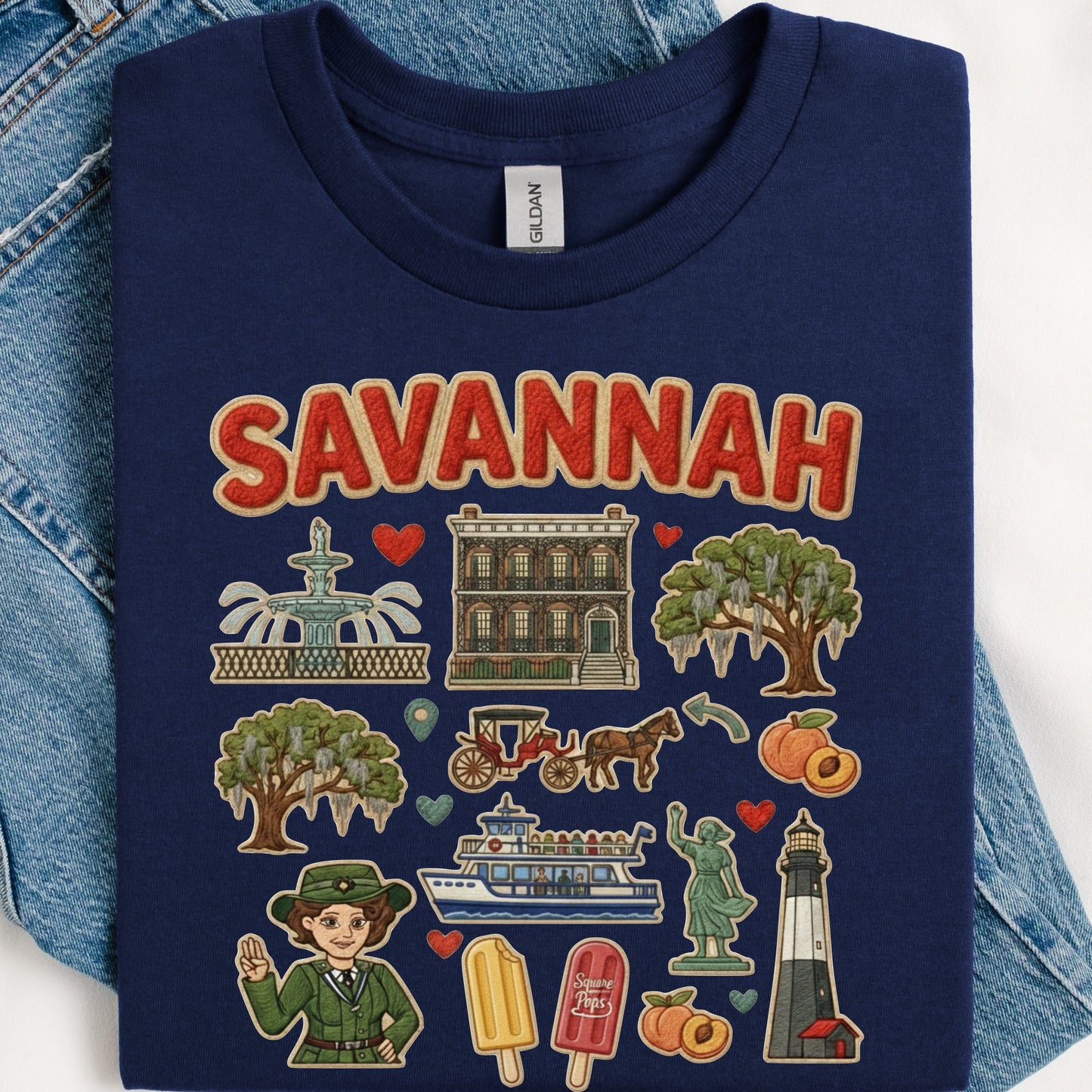Savannah Landmark DTF Print