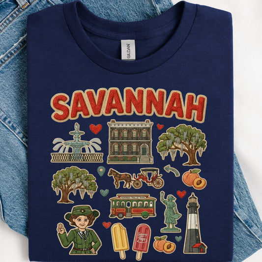 Savannah Landmark DTF Print