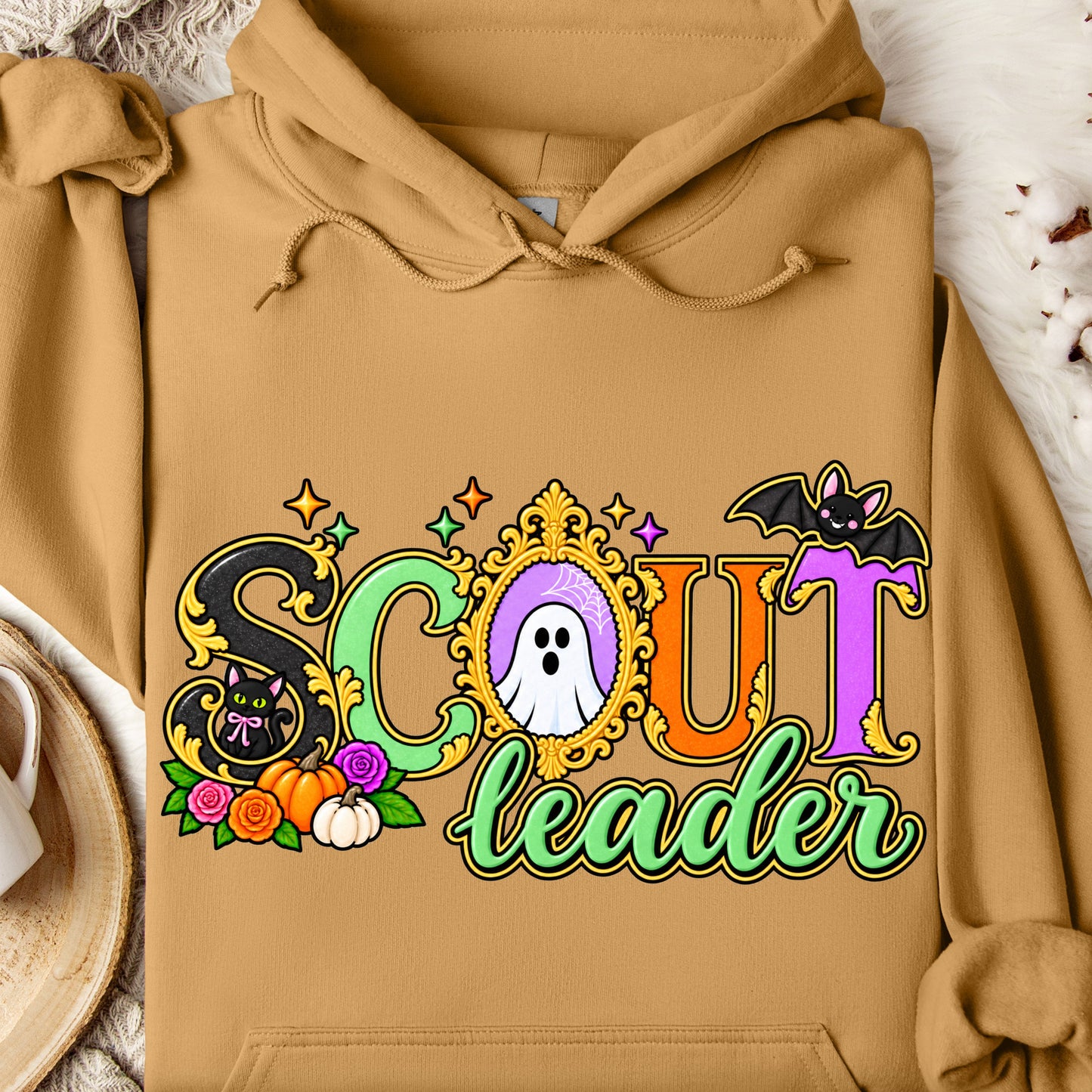 Scout Leader With Ghost Frame DTF Print Transfer
