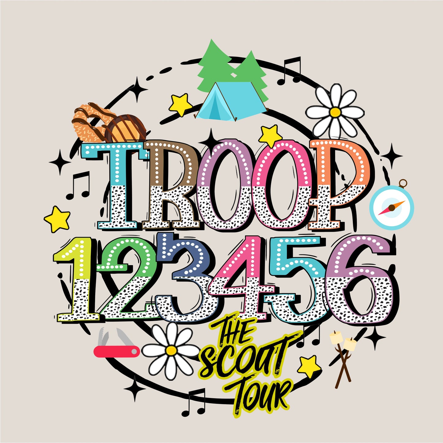 The Scout Tour DTF - Troop Version
