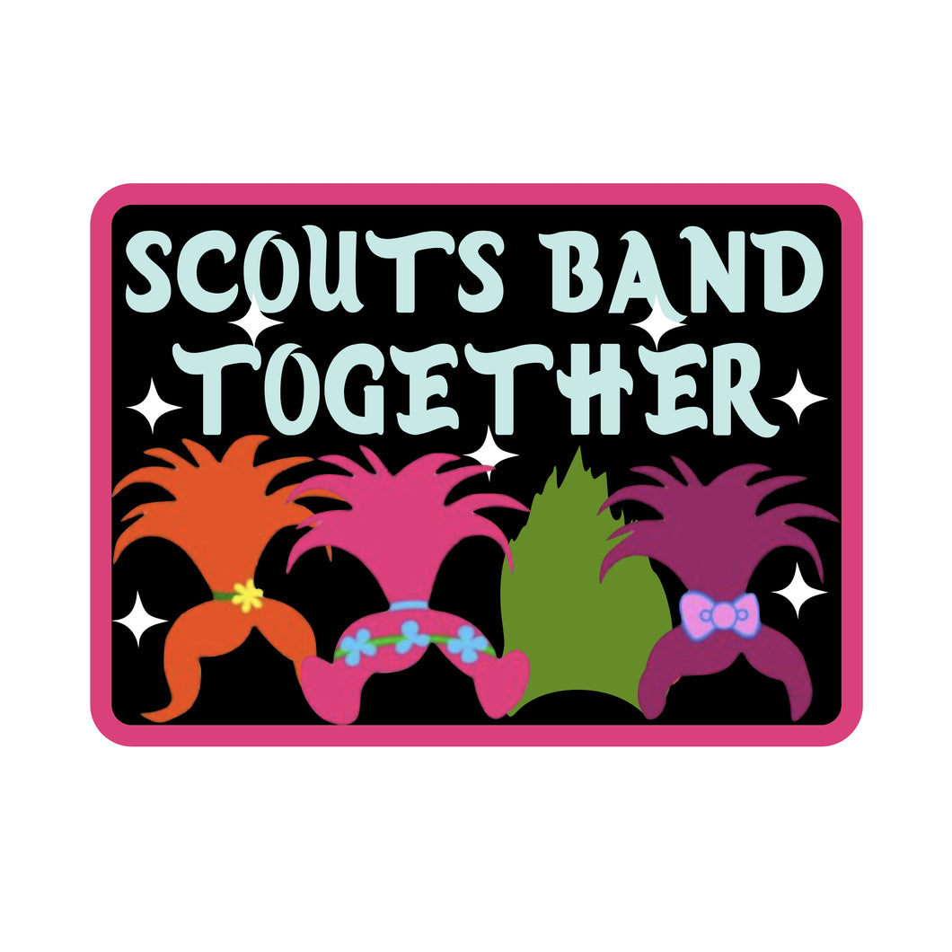 Scouts Band Together Fun Patch