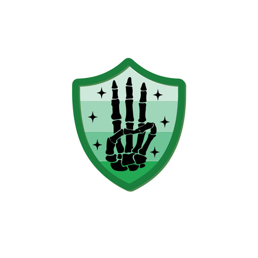 Skeleton Hand Crest