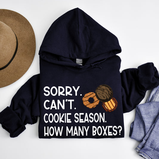 Sorry Can't Cookie Season DTF Print