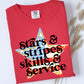 Stars & Stripes, Skills & Service DTF Print