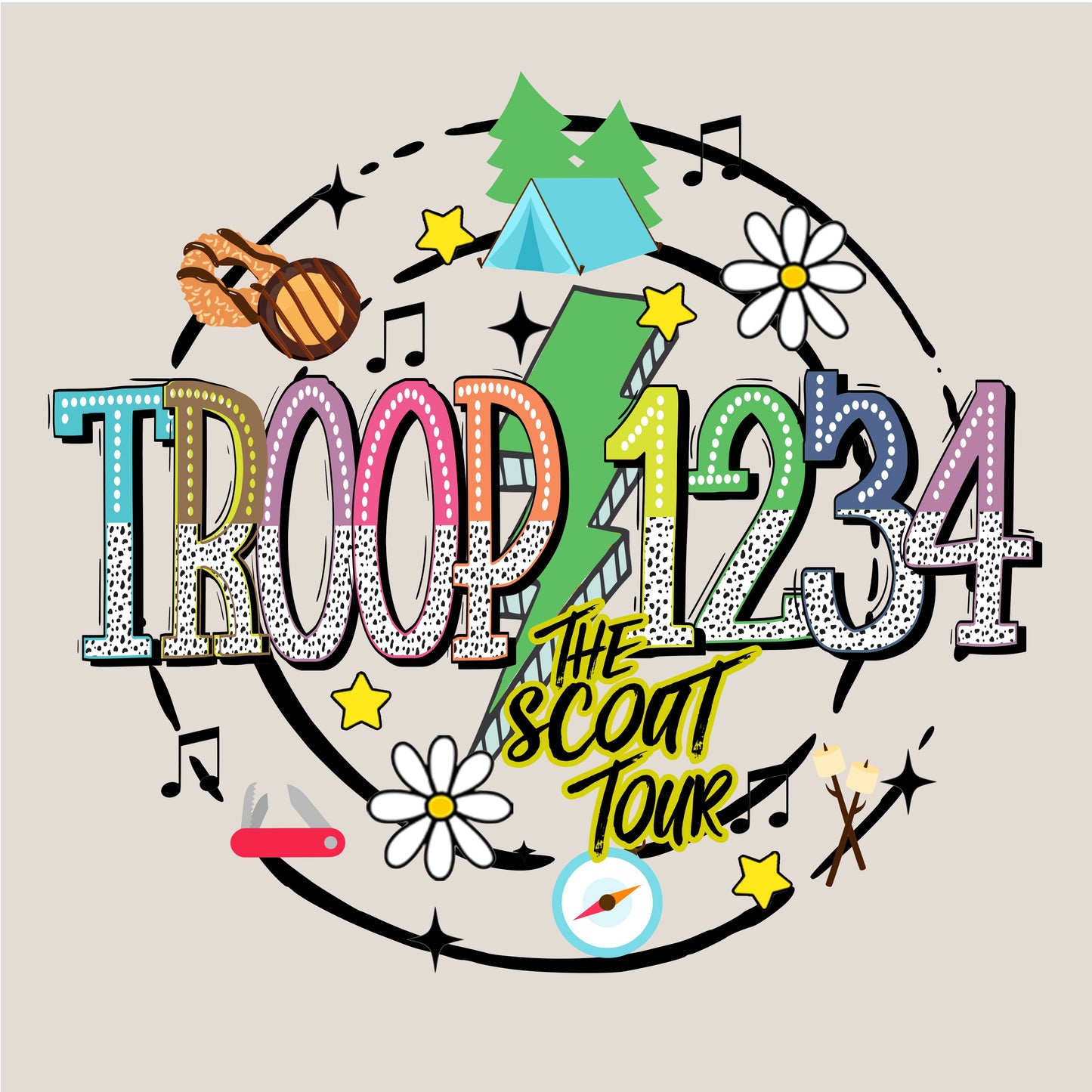 The Scout Tour DTF - Troop Version