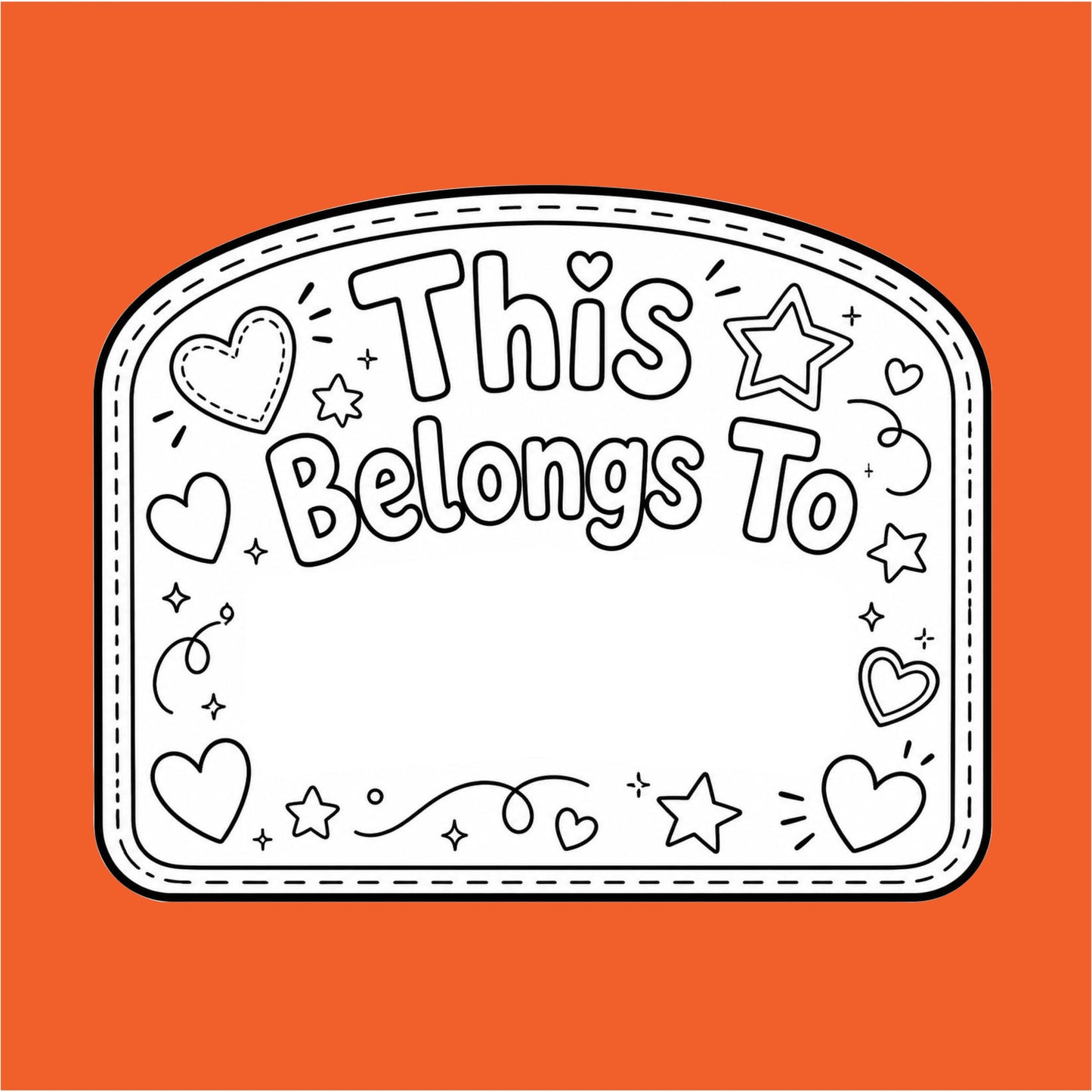 Name Label Patch