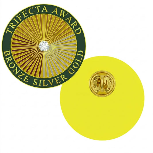 Trifecta Award Pin