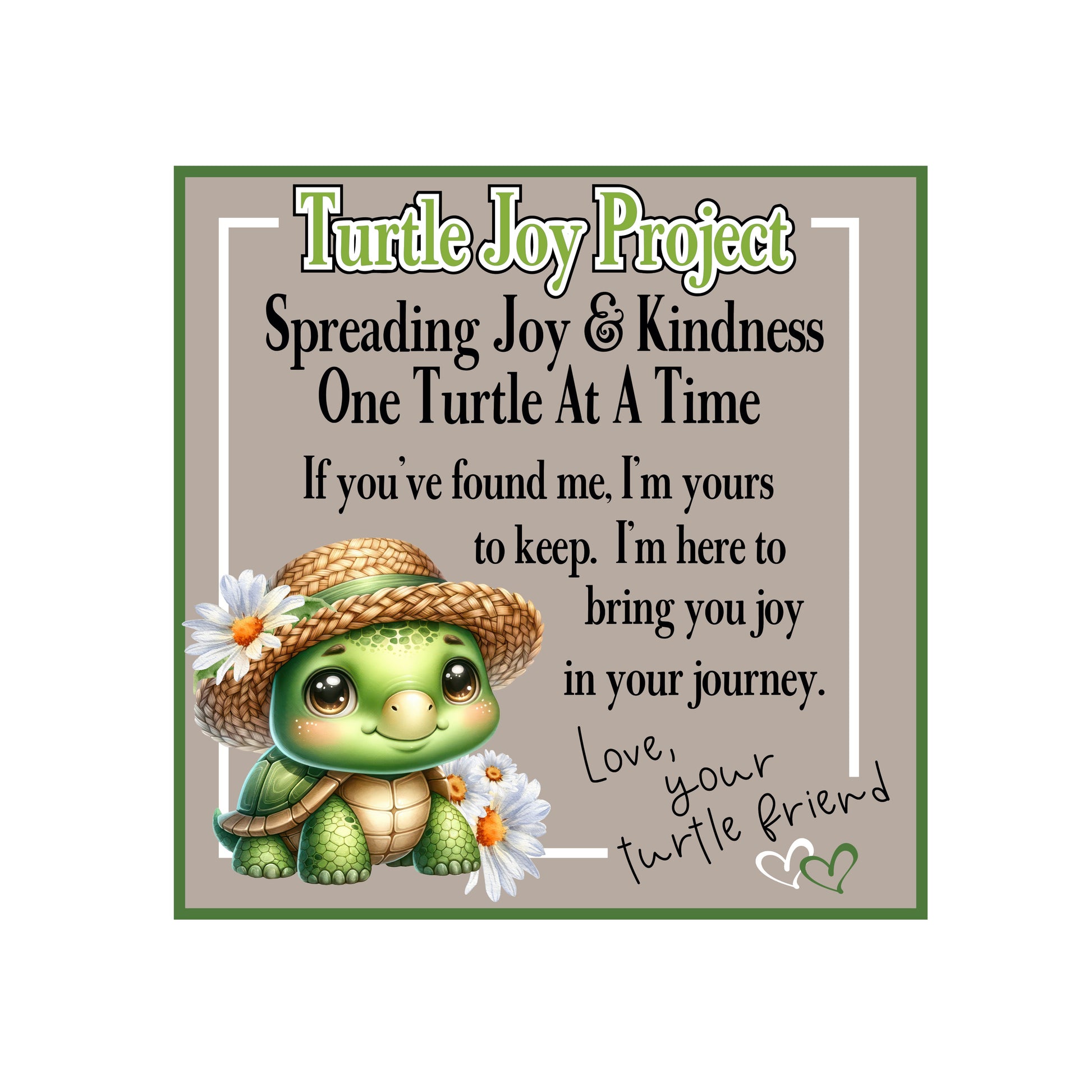 Spreading Turtle Joy