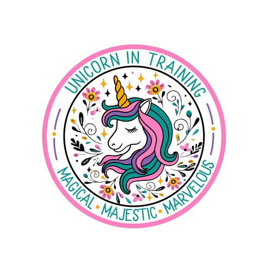 Unicorn In Training Fun Patch