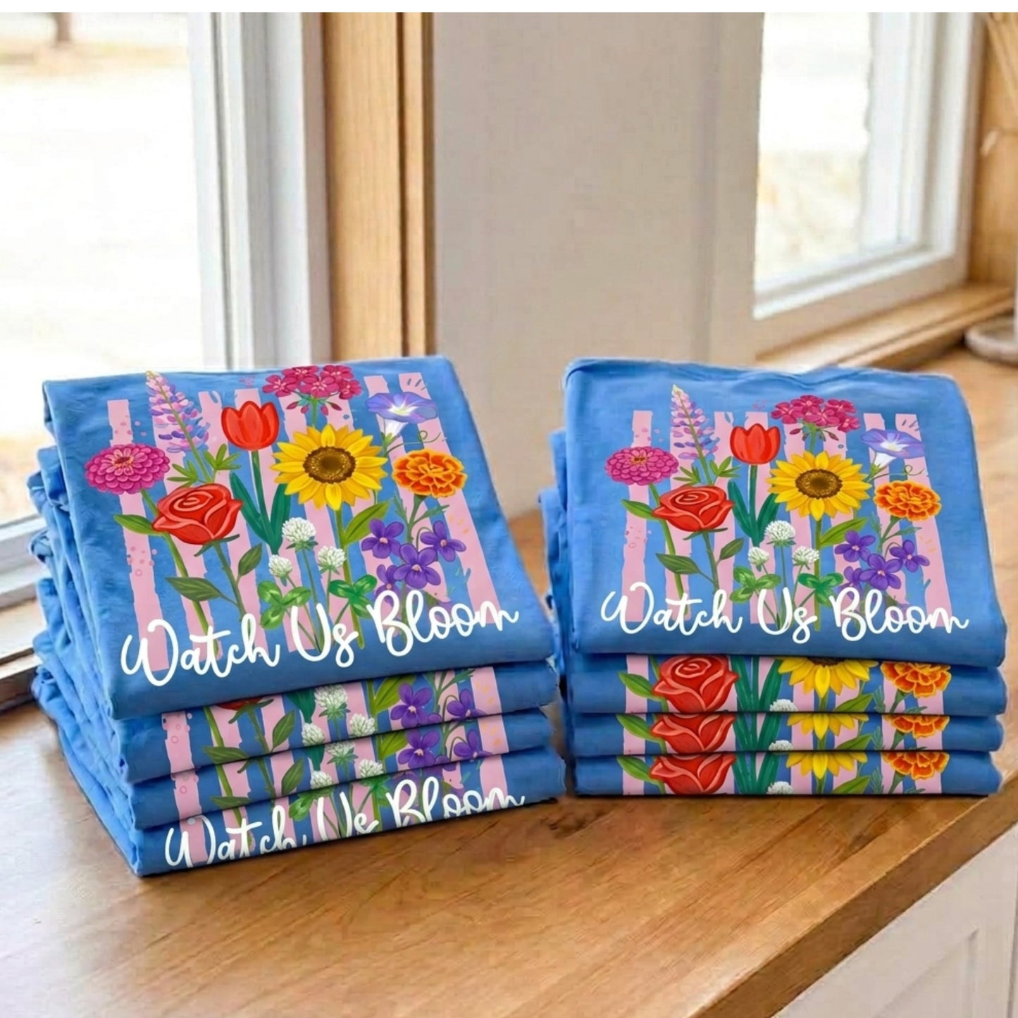 Watch Us Bloom DTF Print
