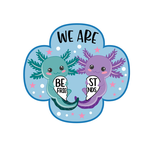 We Are Best Friends Patch (Axolotl Version)