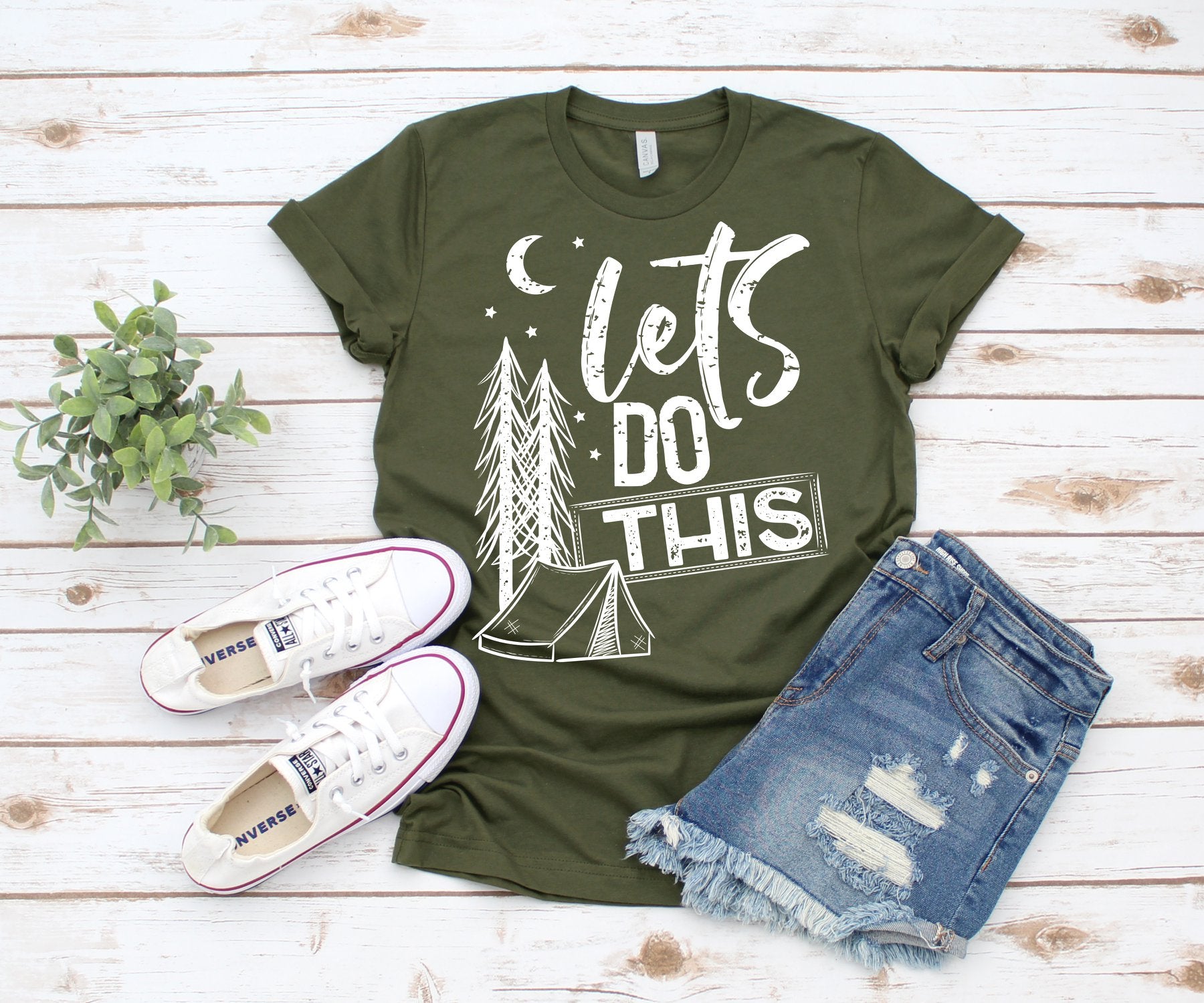 Let's Do This Camping Screen Print Transfer – Girls Love Scouting