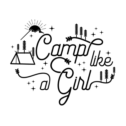 Camp Like A Girl DTF Transfer