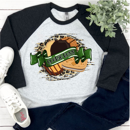 Cookie Boss Raglan - ADULT