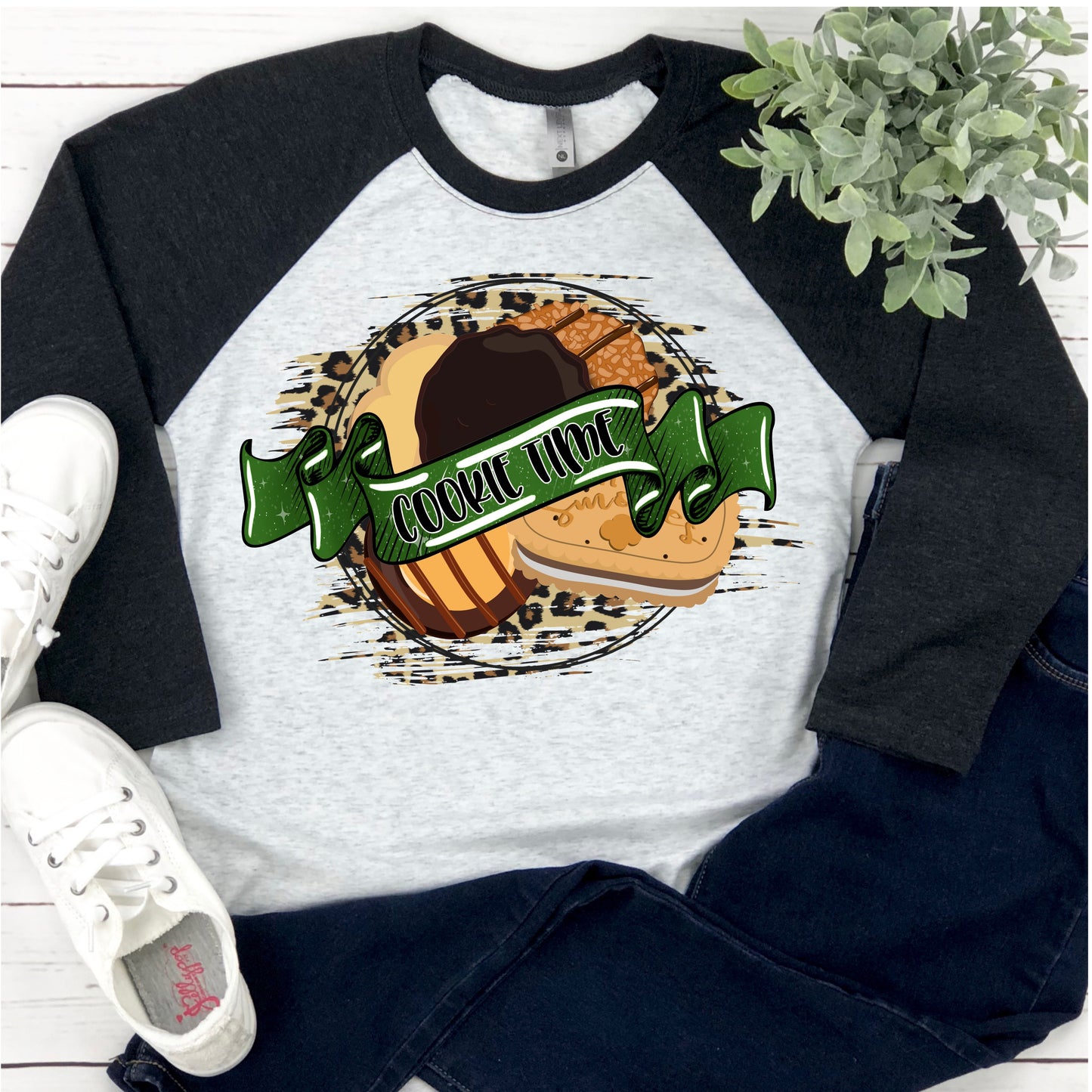 Cookie Time Raglan - ADULT