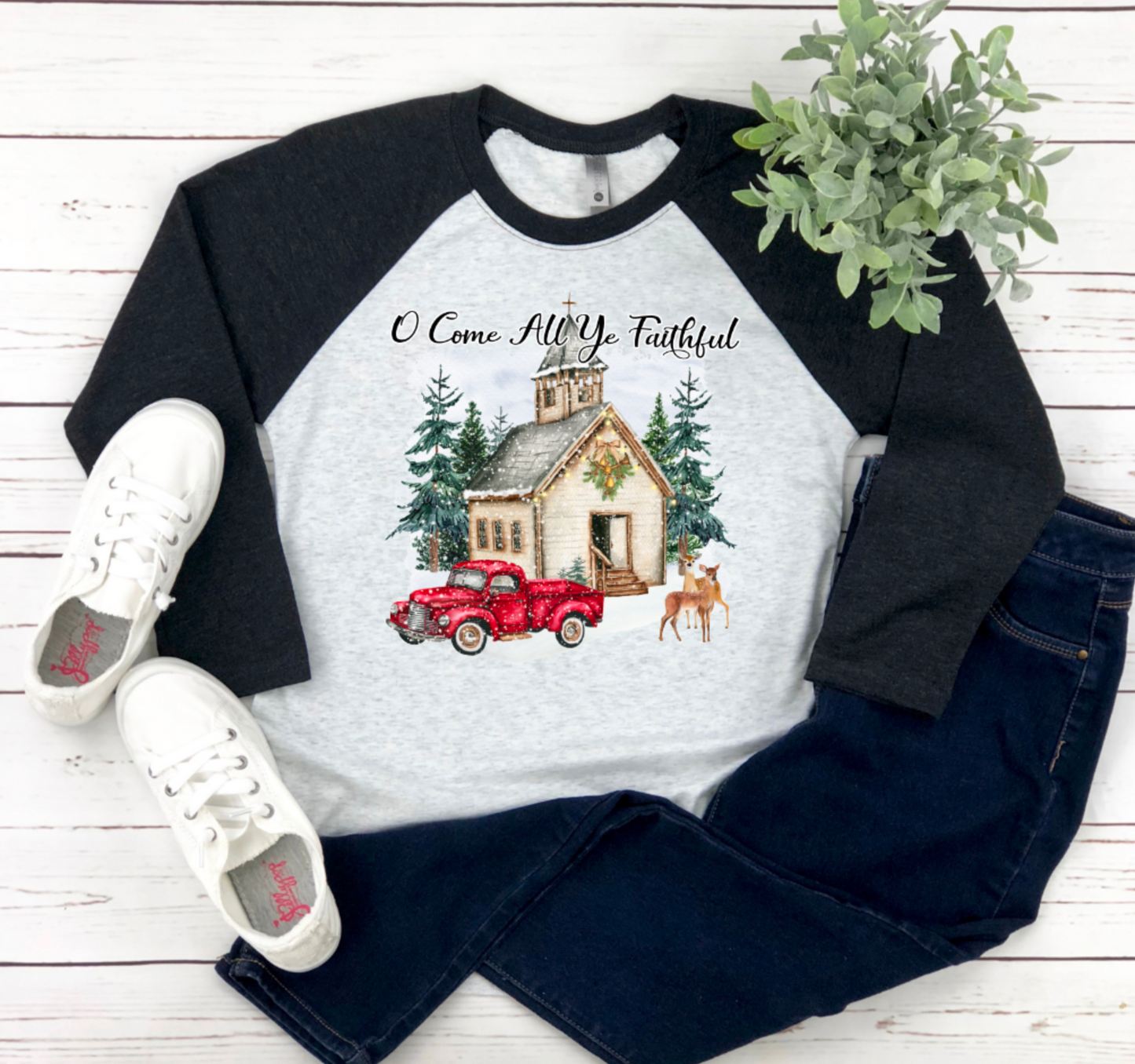 O Come All Ye Faithful Raglan