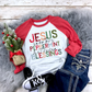 Jesus Sweaters Peppermint Hot Cocoa Blessings Raglan