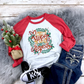 A Thrill Of Hope The Weary World Rejoices Raglan