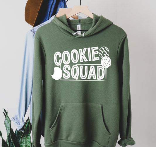 Cookie Squad 2022 Design Single Color Version Hooded Sweatshirt