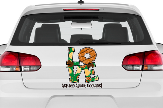 Cookie Love Car Magnet