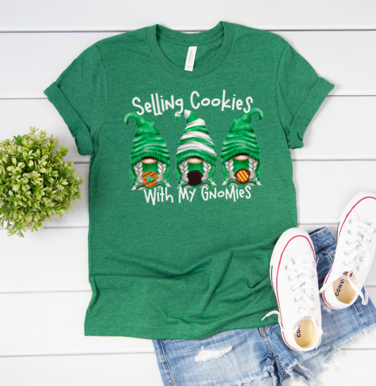 Selling Cookies With My Gnomies Shirt