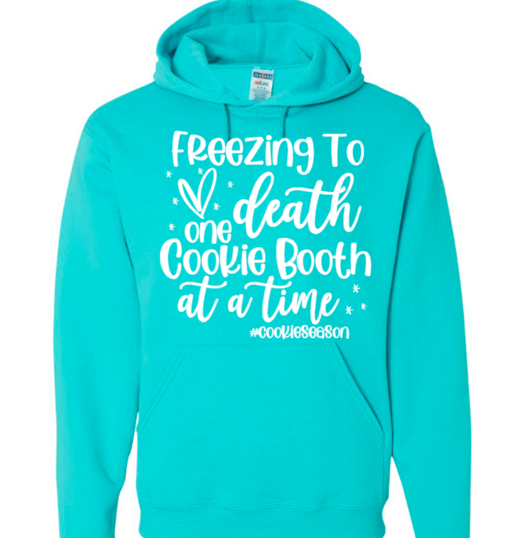 Freezing To Death One Cookie Booth At A Time DTF Transfer