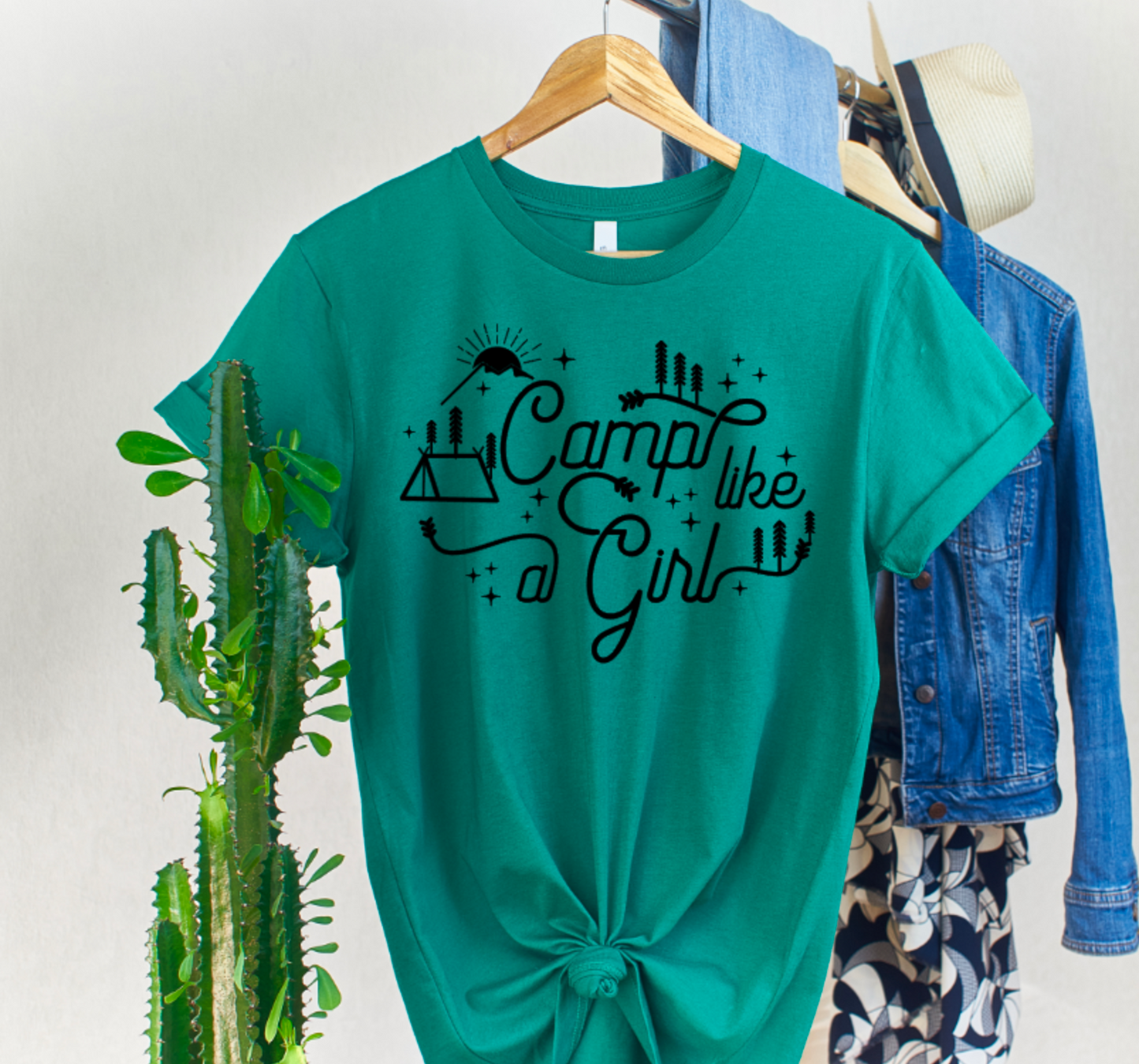 Camp Like A Girl Completed Shirt