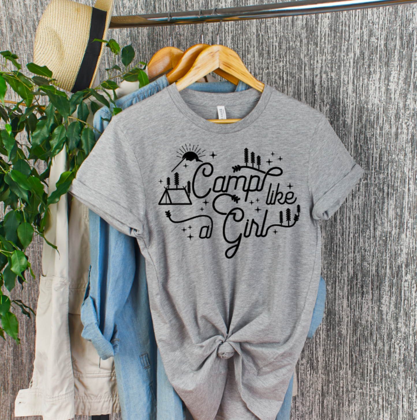 Camp Like A Girl Completed Shirt