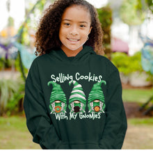 Load image into Gallery viewer, Selling Cookies With My Gnomies Hooded Sweatshirt
